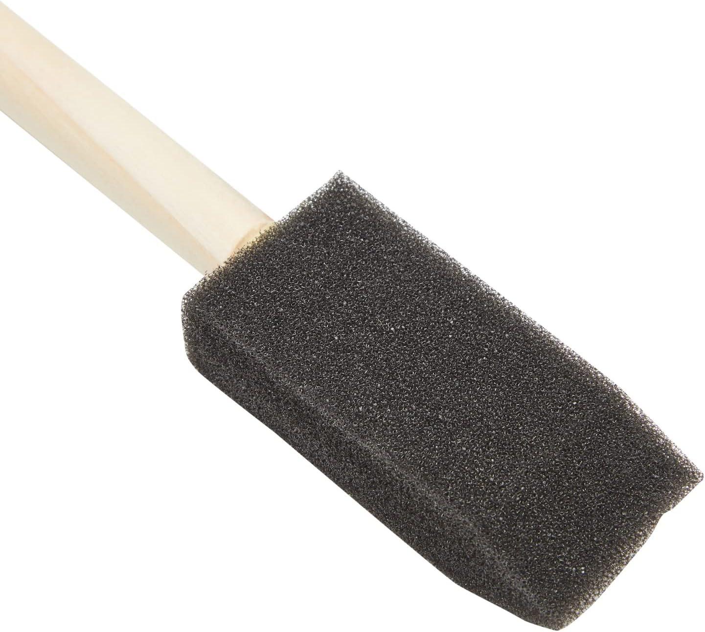 120 Pack Foam Brush Sponge Paint Brush for Acrylic Painting, Arts and  Crafts Supplies (1 Inch)