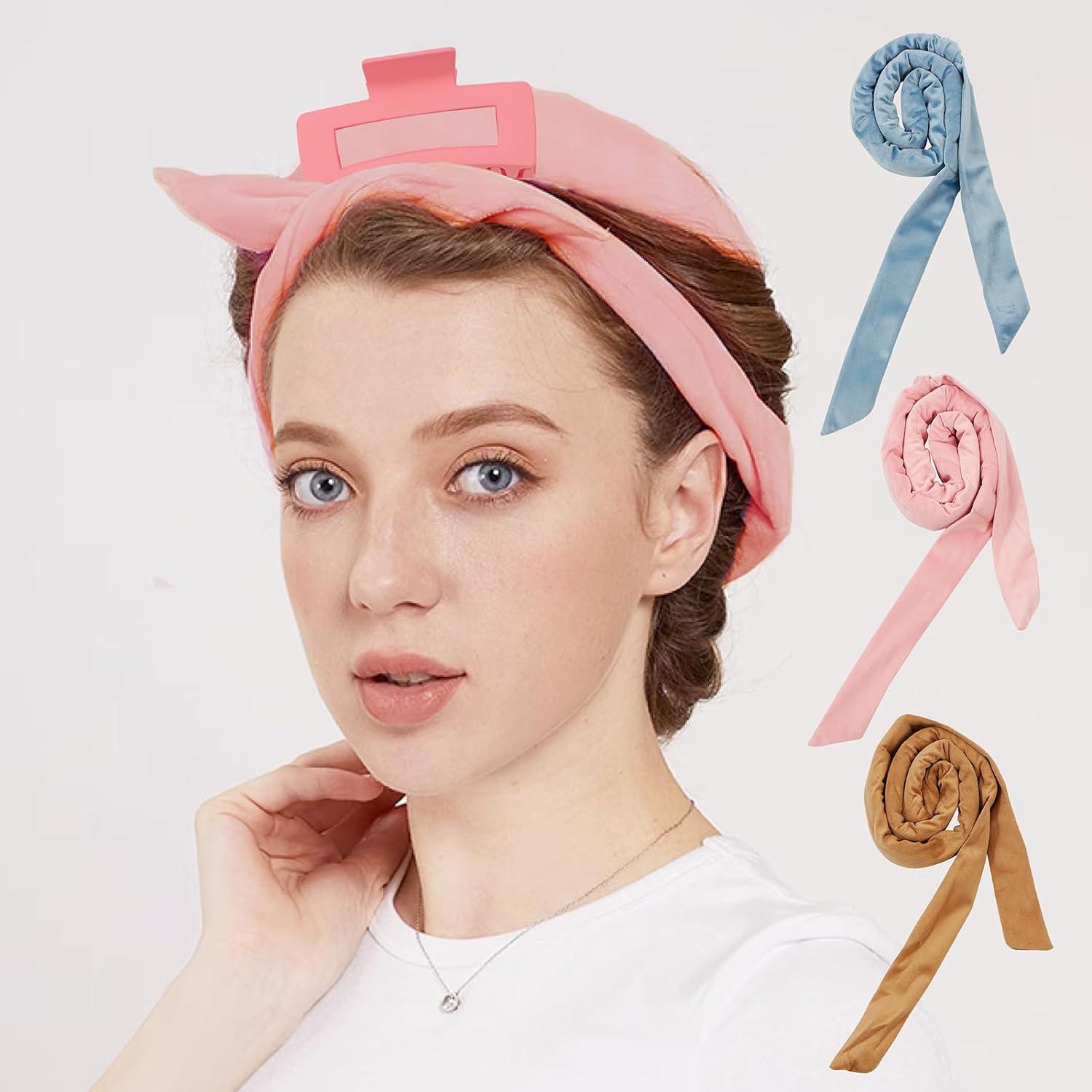 PandyCare Heatless Hair Curler Headband Overnight Heatless Curls