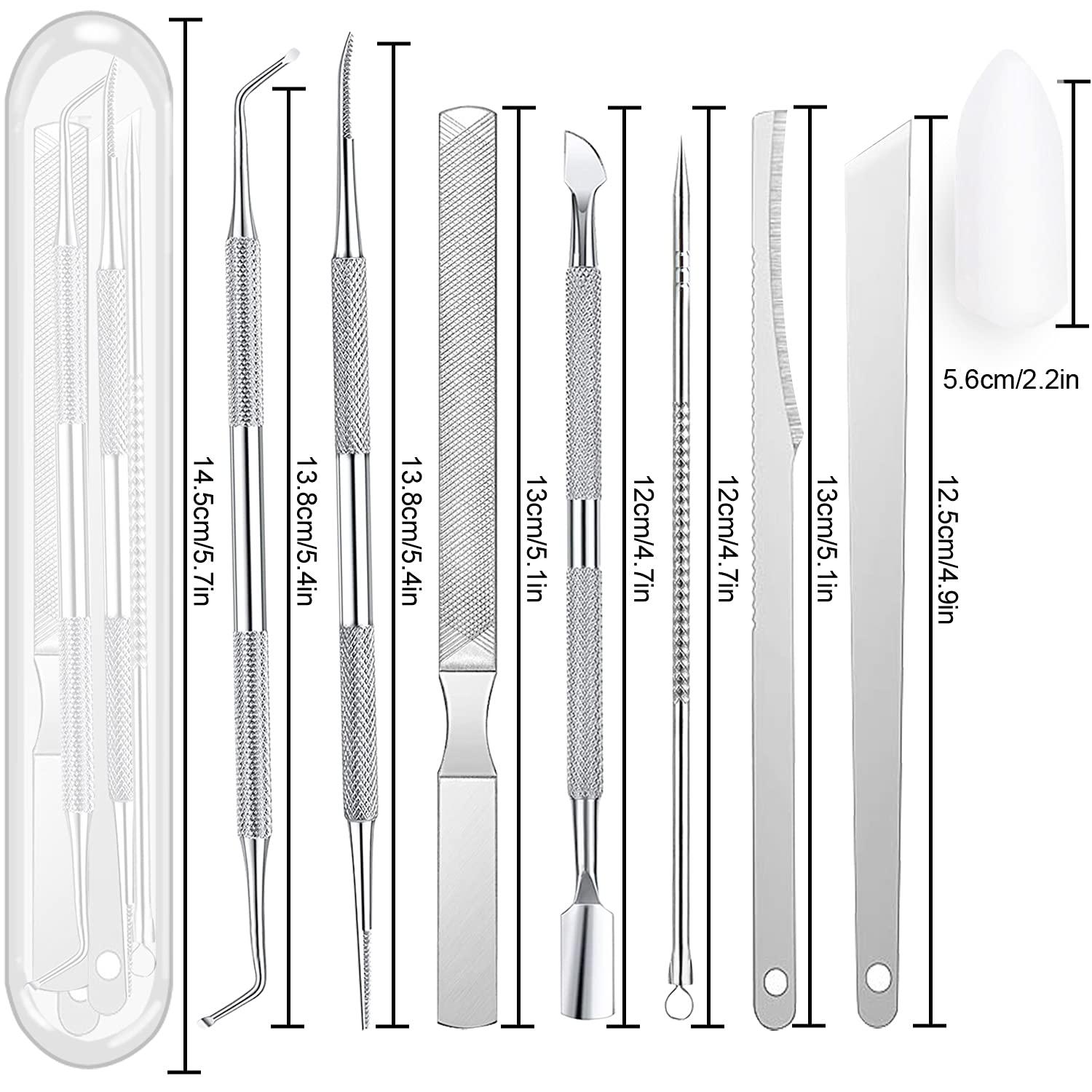 Ingrown Toenail Tool Kit (10PCS), Premium Nail Treatment Foot Tool