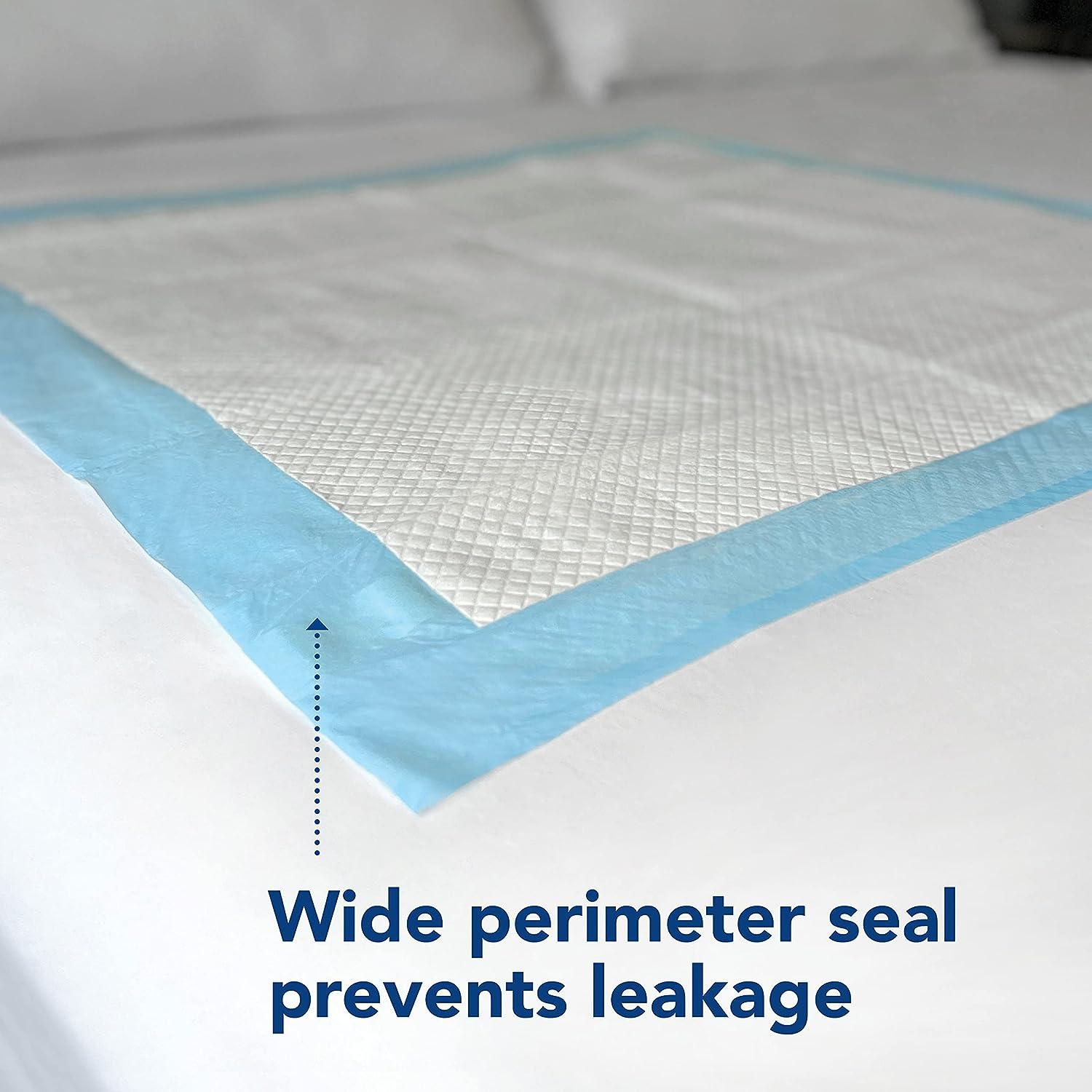 TotalDry Incontinence Bed Pads FSA HSA Approved Disposable Underpads