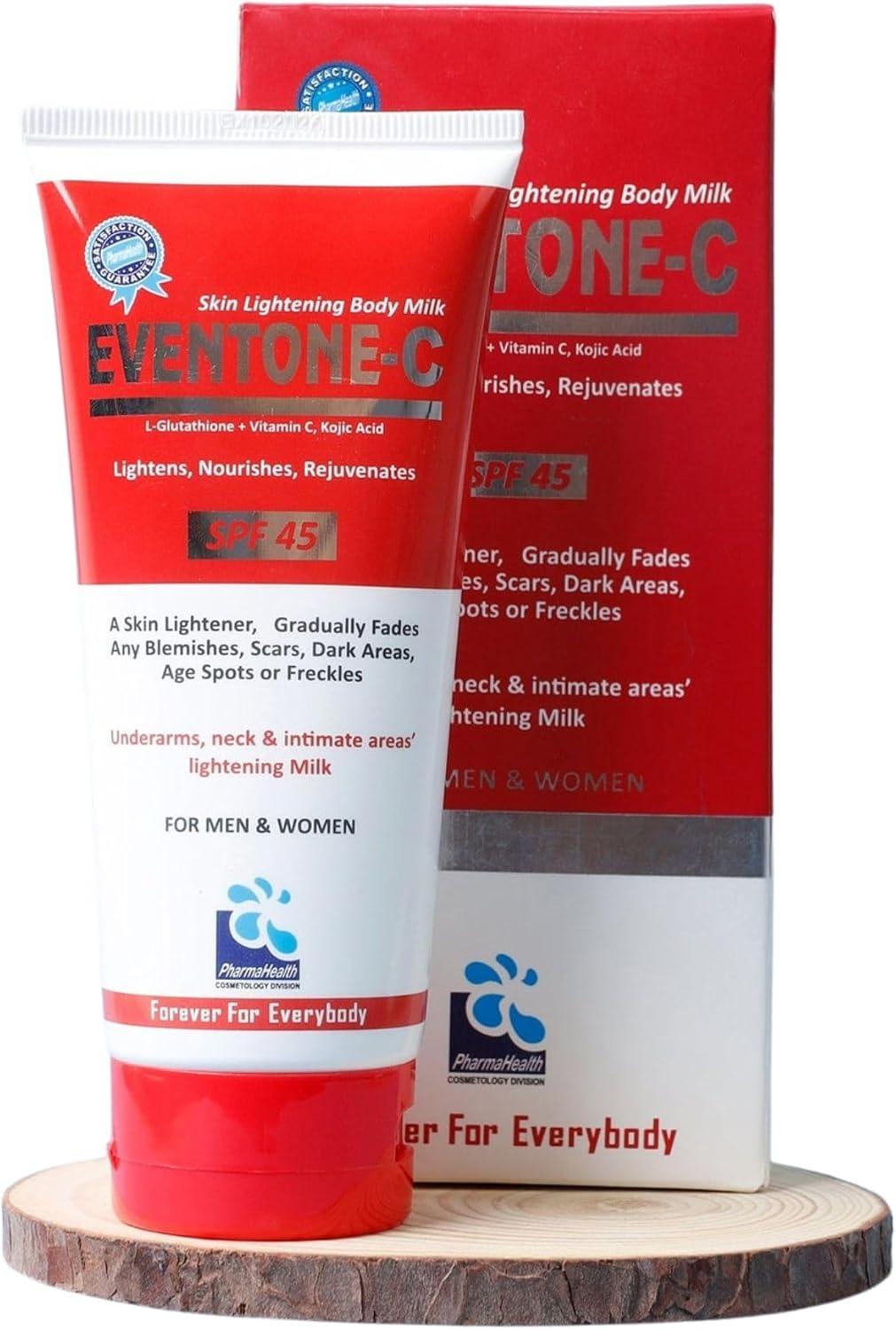 gummi glutathione gummies Pharmahealth Eventone-C L-Glutathione + Vitamin C Skin Darkness Treatment  skin Whitening Brightening Anti-aging Wrinkleine lines treatment Youthful  skin cream Man & Woman | Buy Now with Express International Delivery