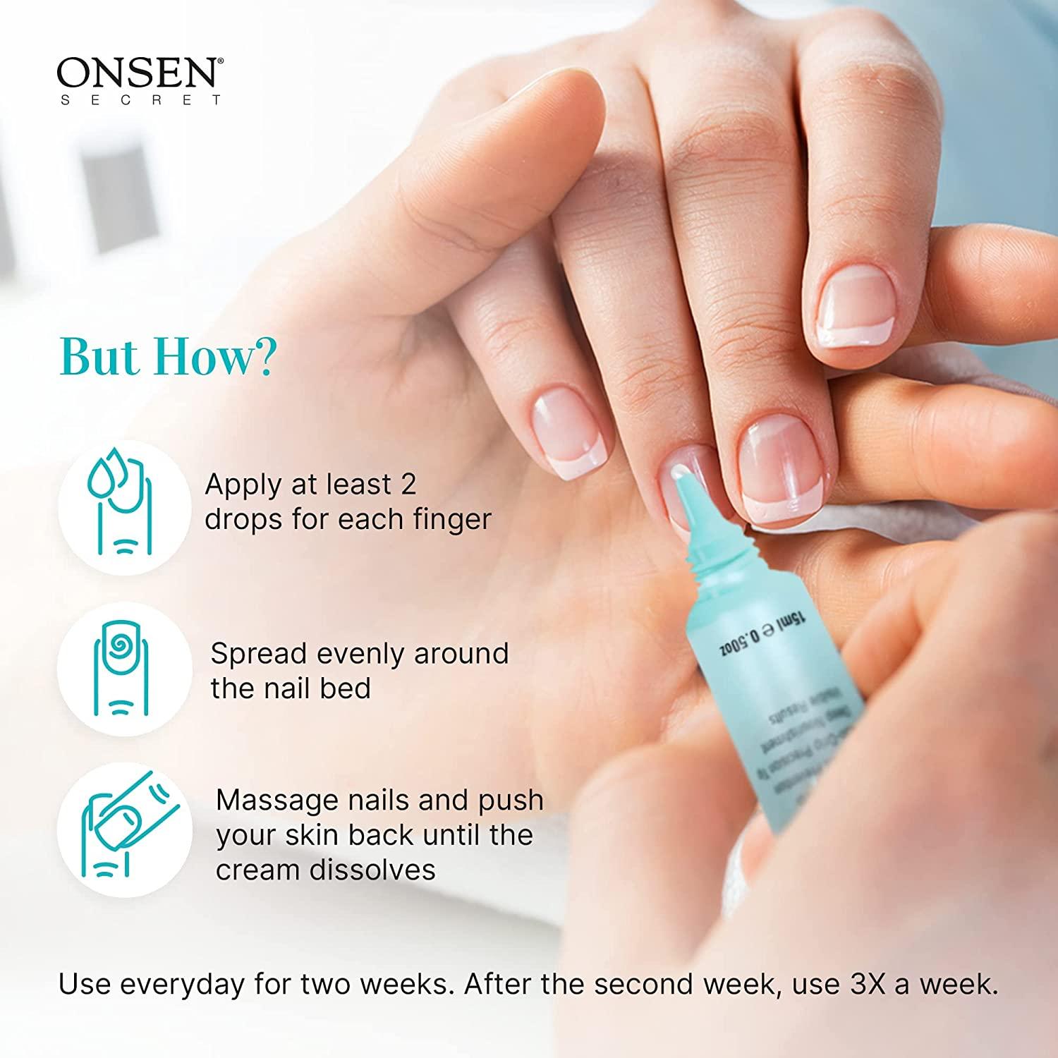 Onsen Cuticle Cream, Cuticle Oil in Deep Action Japanese Natural