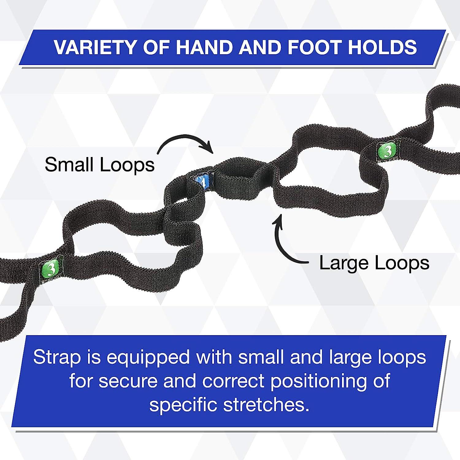 TheraBand Stretch Strap with Loops Dynamic Stretching Tool for