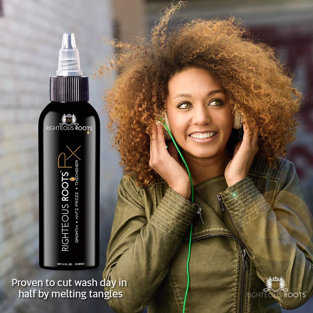 Righteous Roots Rx 4fl oz Growth, Anti Frizz, and Thickener - Hair RX ...