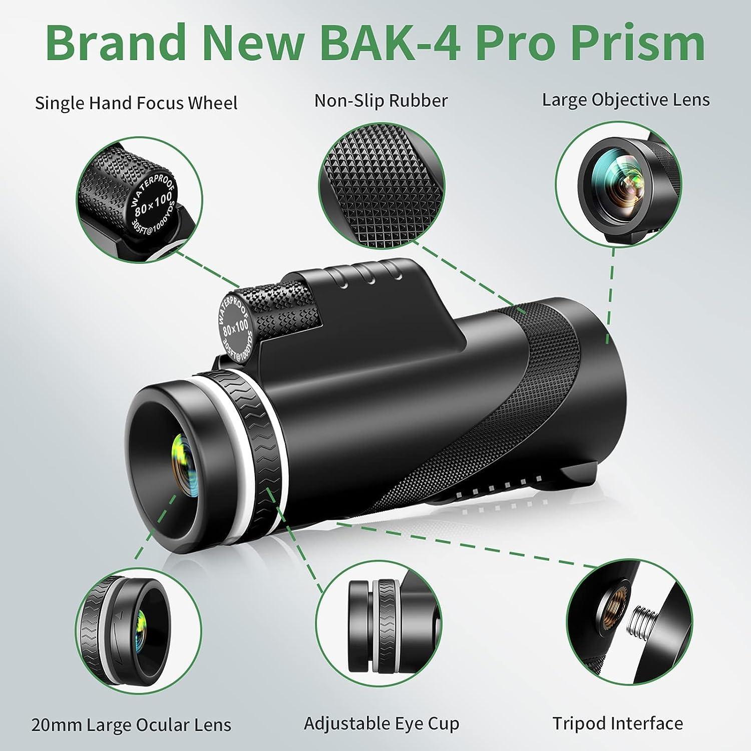 Which Is Better 80X100 High Power Monocular Telescope With