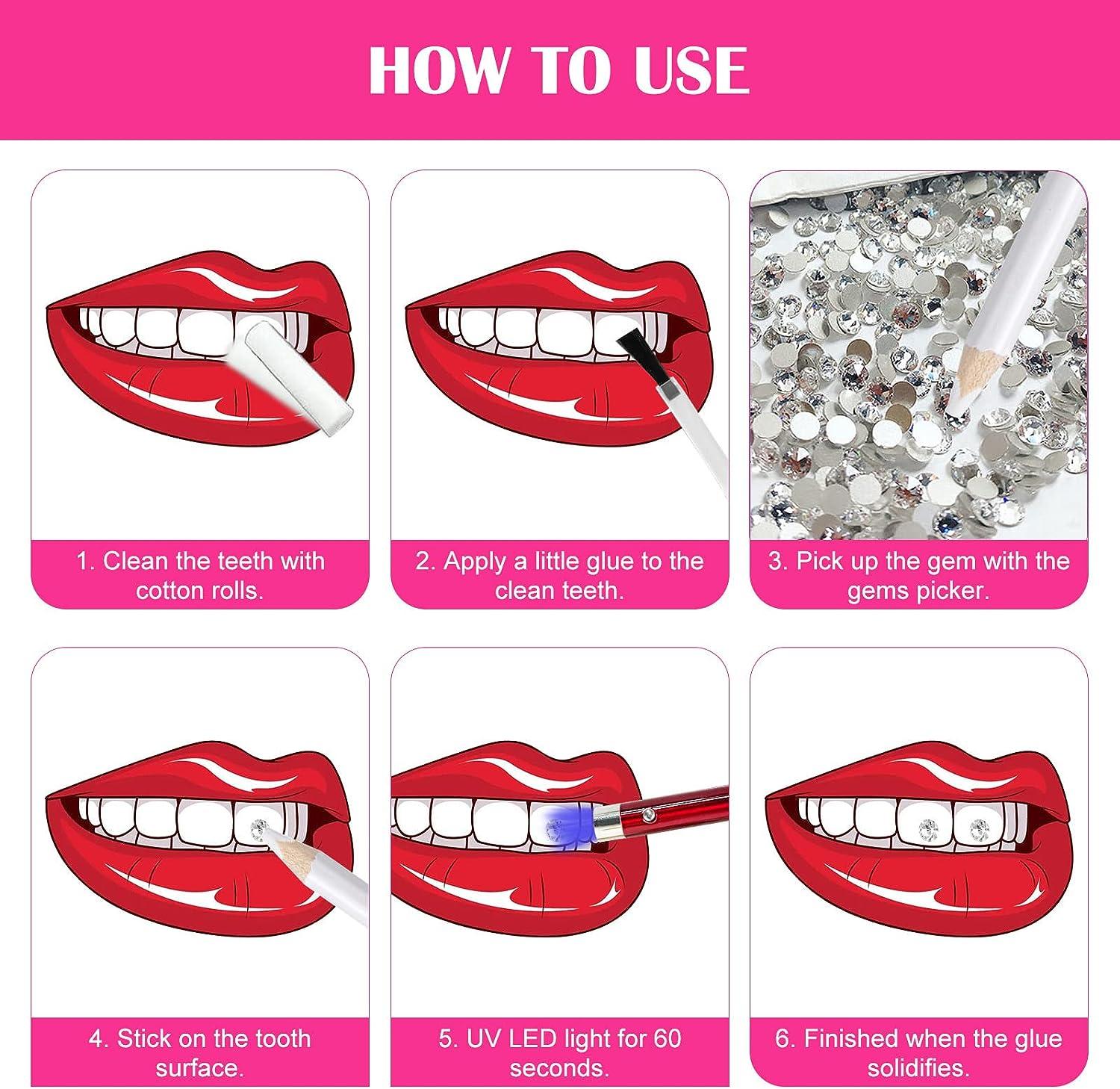 DIY Tooth Gem Glue Crystal Jewelry Glue Dental Self-adhesive Glue