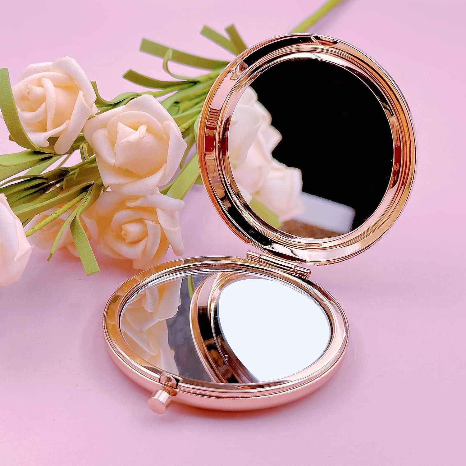beauty mirror Folding Tiny Mirror Bride Pocket Mirror Aesthetic 