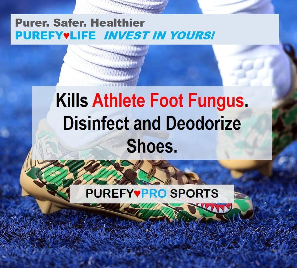 Purefypro Sports Equipment Disinfectant Spray 16oz 2pk Kills