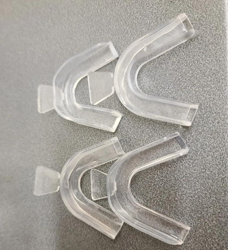 4 x Teeth Whitening Mouth Trays Shields Gum Moulds Remouldable.