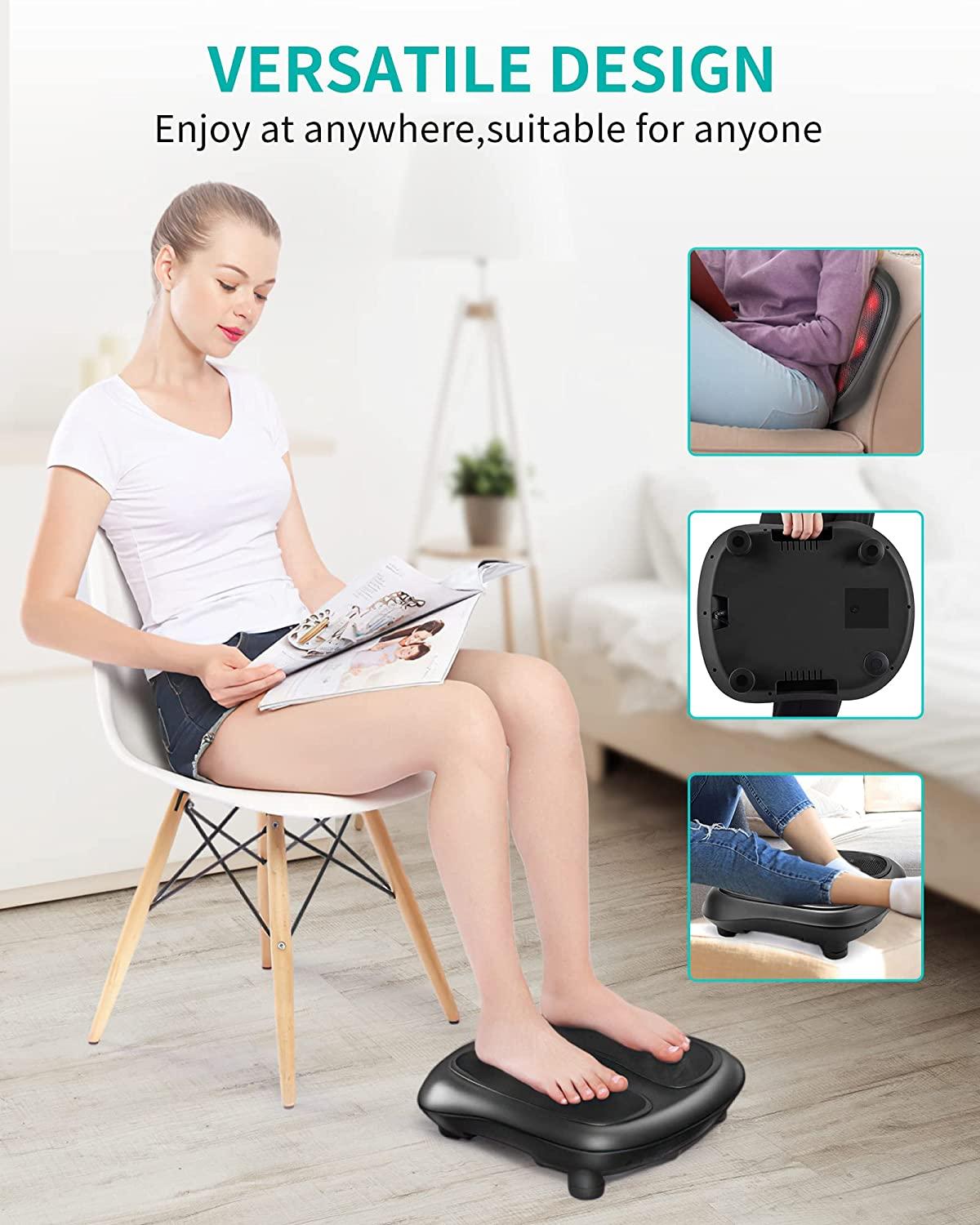  Nekteck Shiatsu Neck and Back Massager and Electric Kneading  Foot Massager Machine : Health & Household