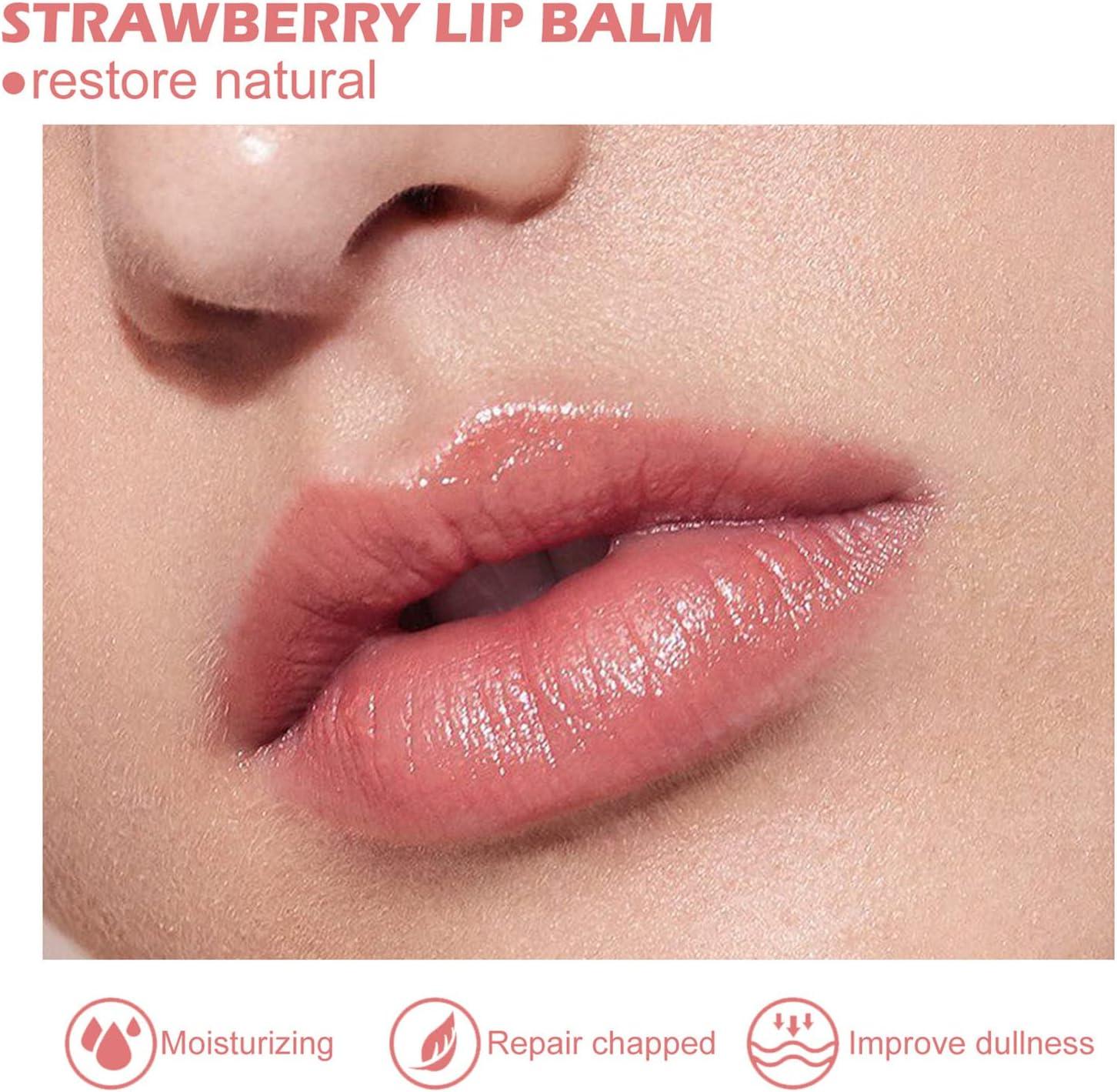 Strawberry Lip Scrub & Sleeping Mask for Overnight Moisture and Repair