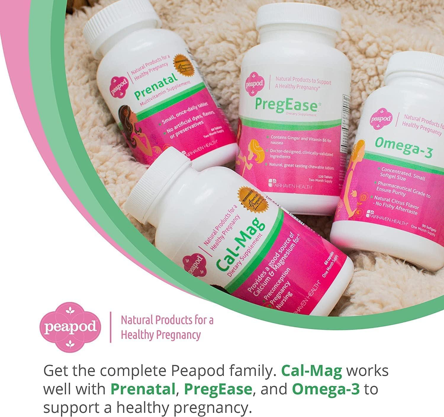 Fairhaven Health Peapod CalMag Supplement for Pregnancy & Lactation