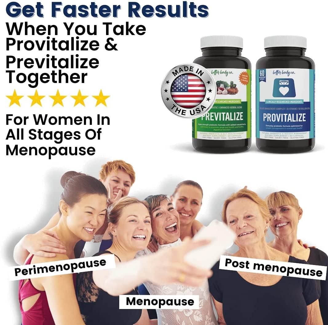 [PACK of 2] Slim Gut Bundle Provitalize & Previtalize Menopause
