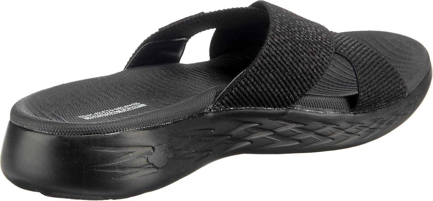 Skechers Women's ON-The-GO 600 Dainty Sandal Black Textile EU 39