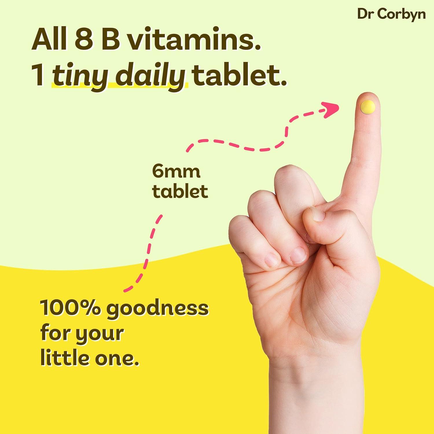 Dr Corbyn Kids' Vitamin B Complex 360 Tablets All 8 B Vitamins