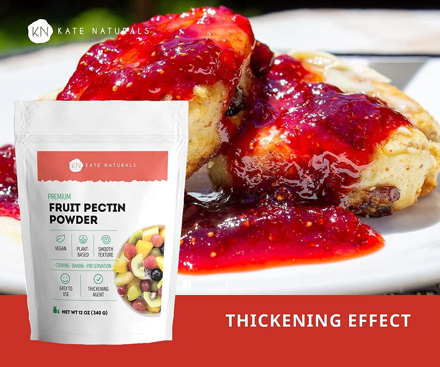 Kate Naturals Fruit Pectin for Canning Jam & Jelly 12oz 100
