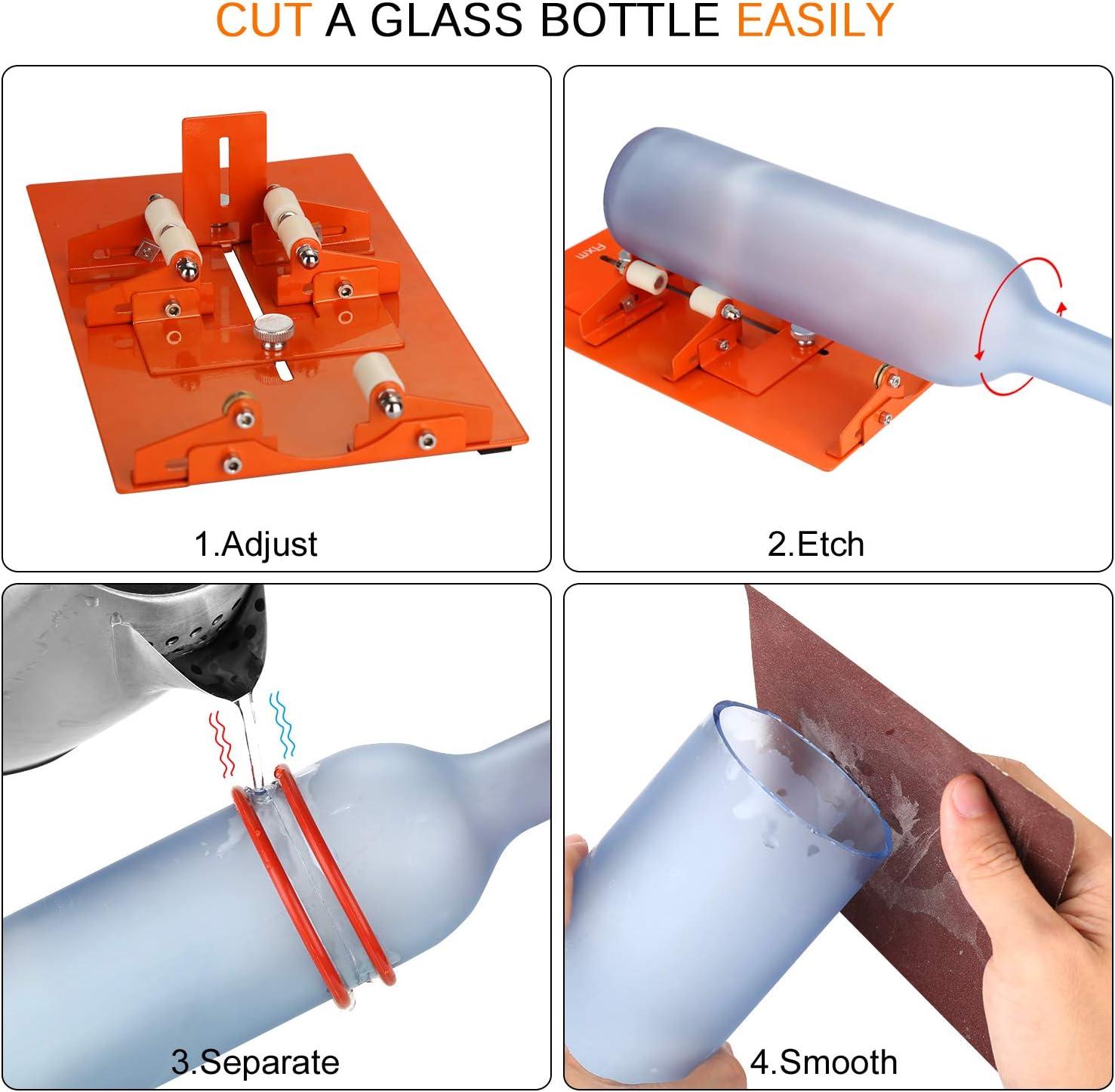 FIXM Glass Bottle Cutter Updated Version Bottle Cutting Machine for