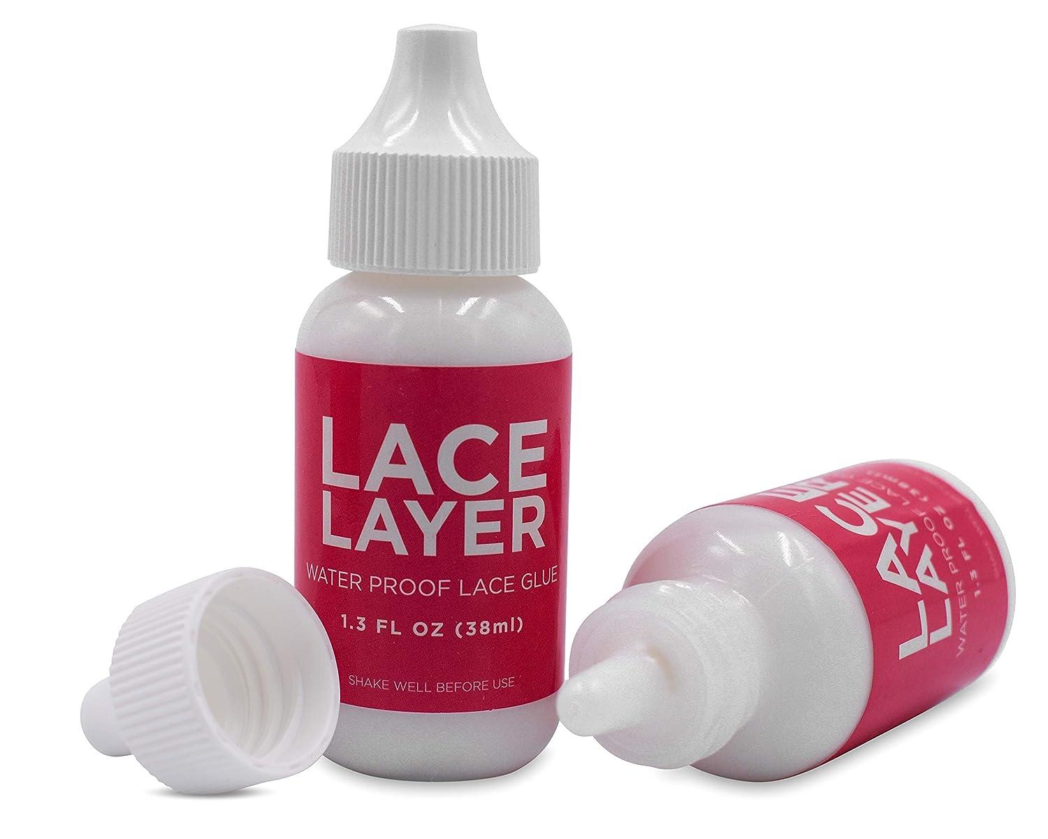 Lace Layer Lace Wig Adhesive 1.3oz Invisible Bonding Glue for Lace Wigs Frontals and