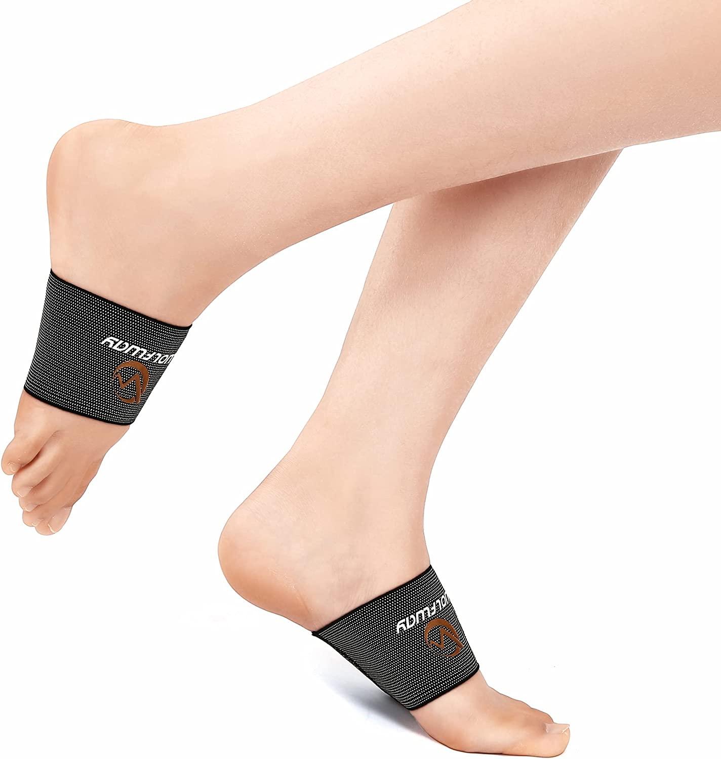 WOLFWAY Health Copper Arch Support Foot Pain Relief for Men Women