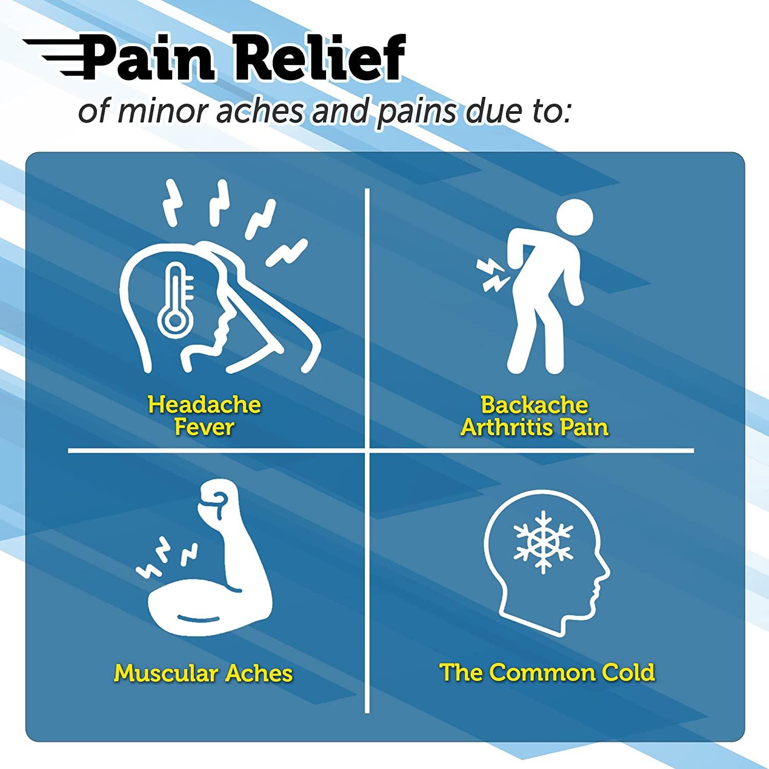 Timely Ibuprofen 200mg 500 Tablets Pain & Fever Relief Comparable