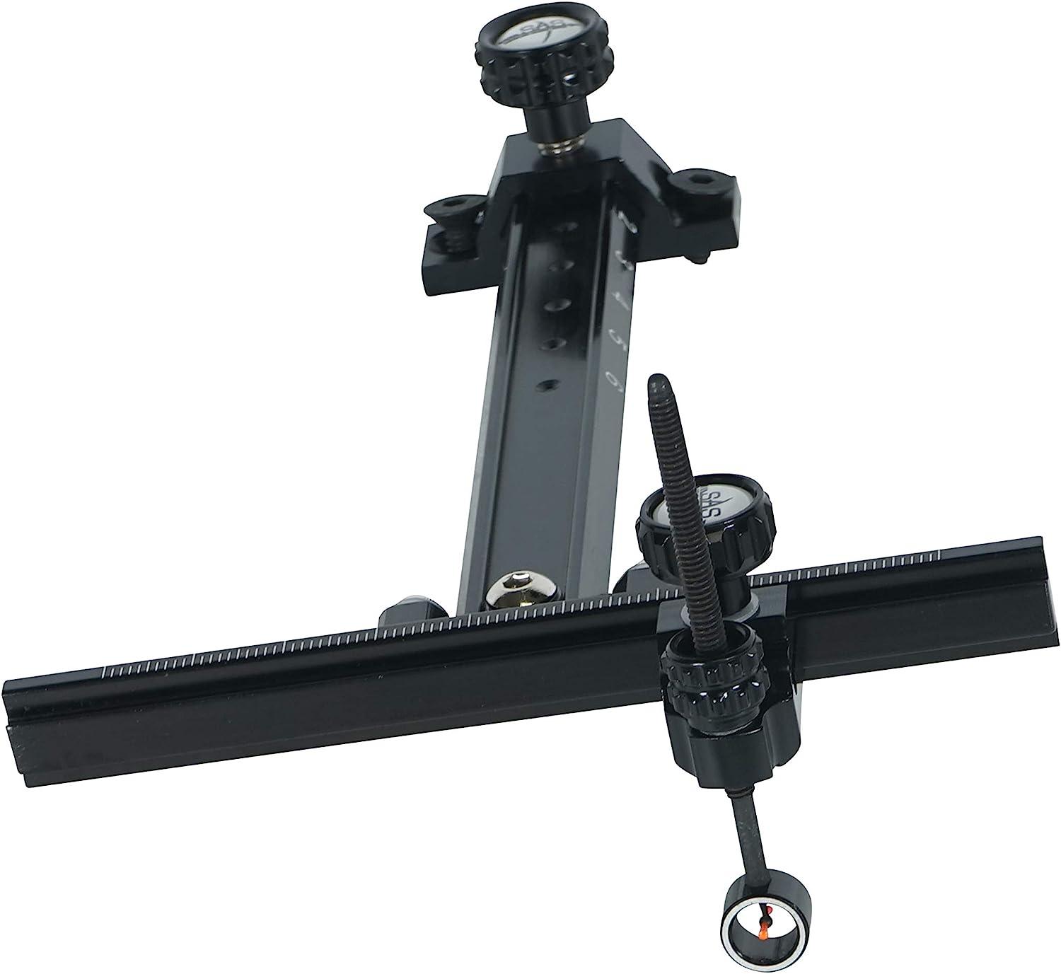 thumbnail image 2 of SAS Archery Recurve Bow Sight - T-Shape Adjustable Target Sight With Fiber Optic Pin 2 of 11