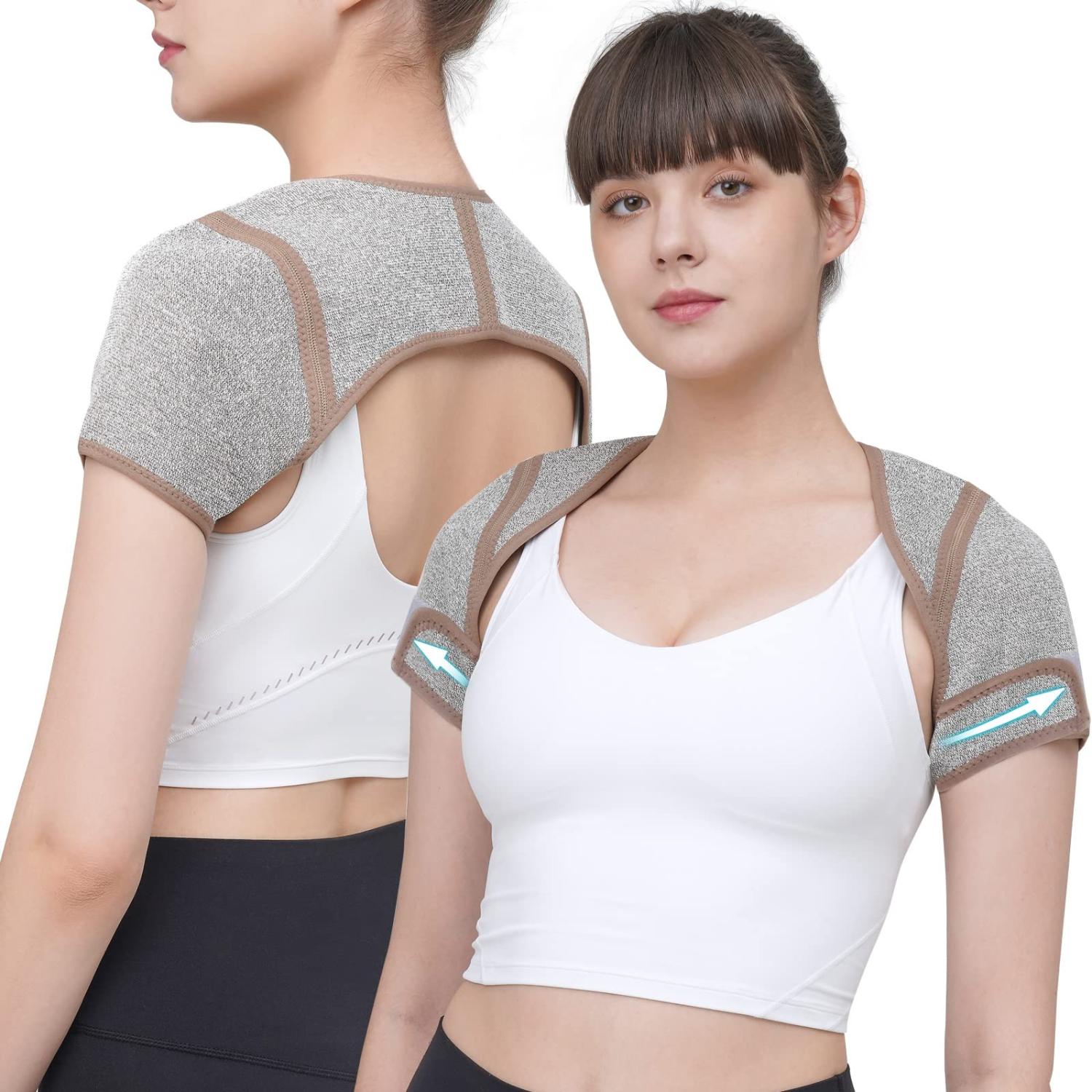 KD Shoulder Support Brace Double Shoulder Braces for Women/Men Relief