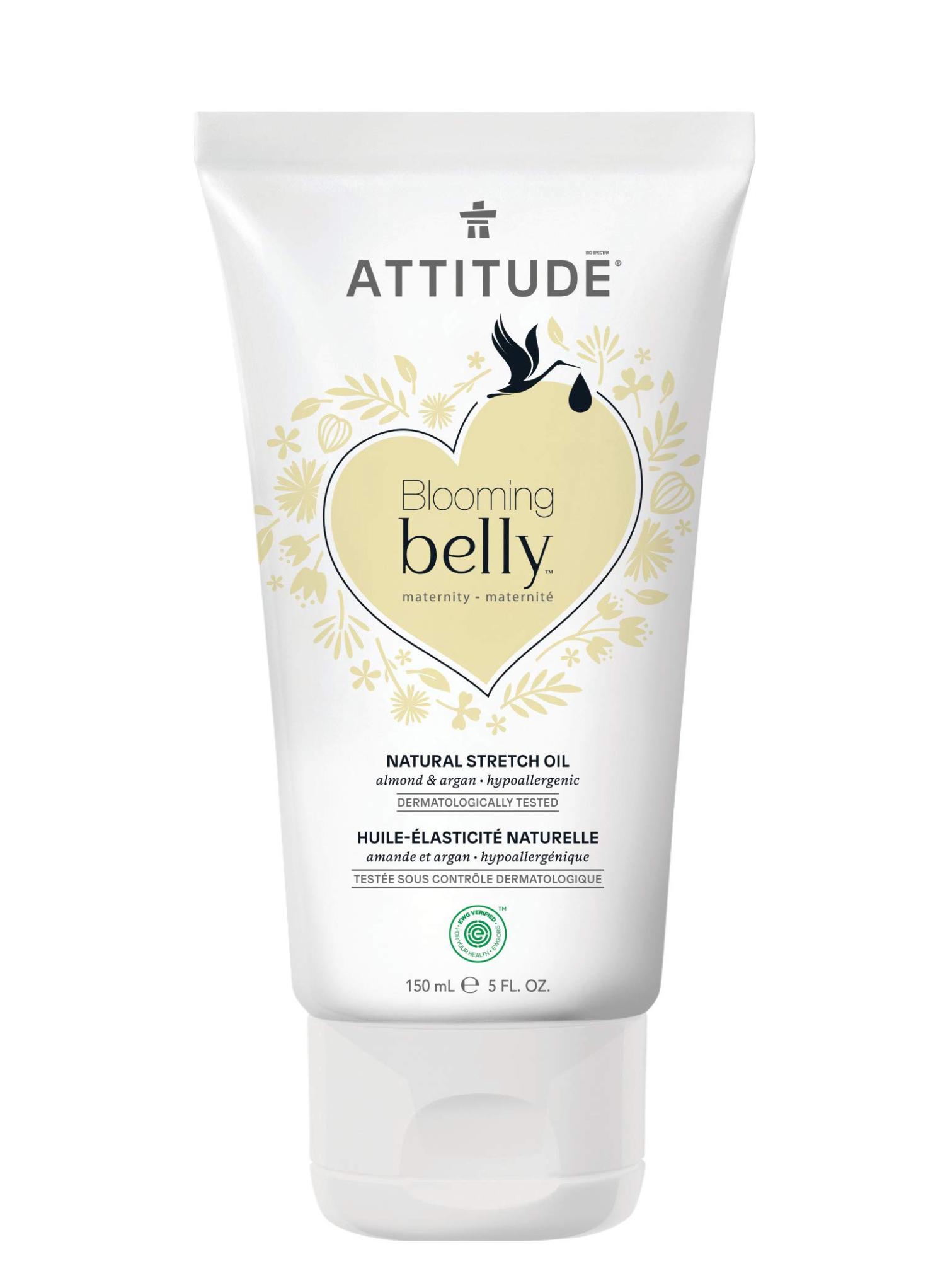 ATTITUDE Blooming Belly, Hypoallergenic Natural PregnancySafe Stretch