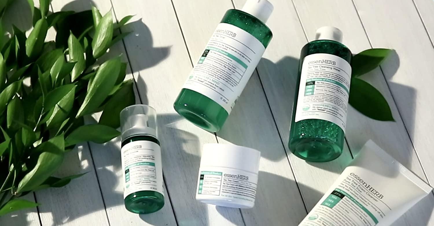 ESSENHERB TEA TREE FOAM CLEANSER Creates a Creamy Foam that