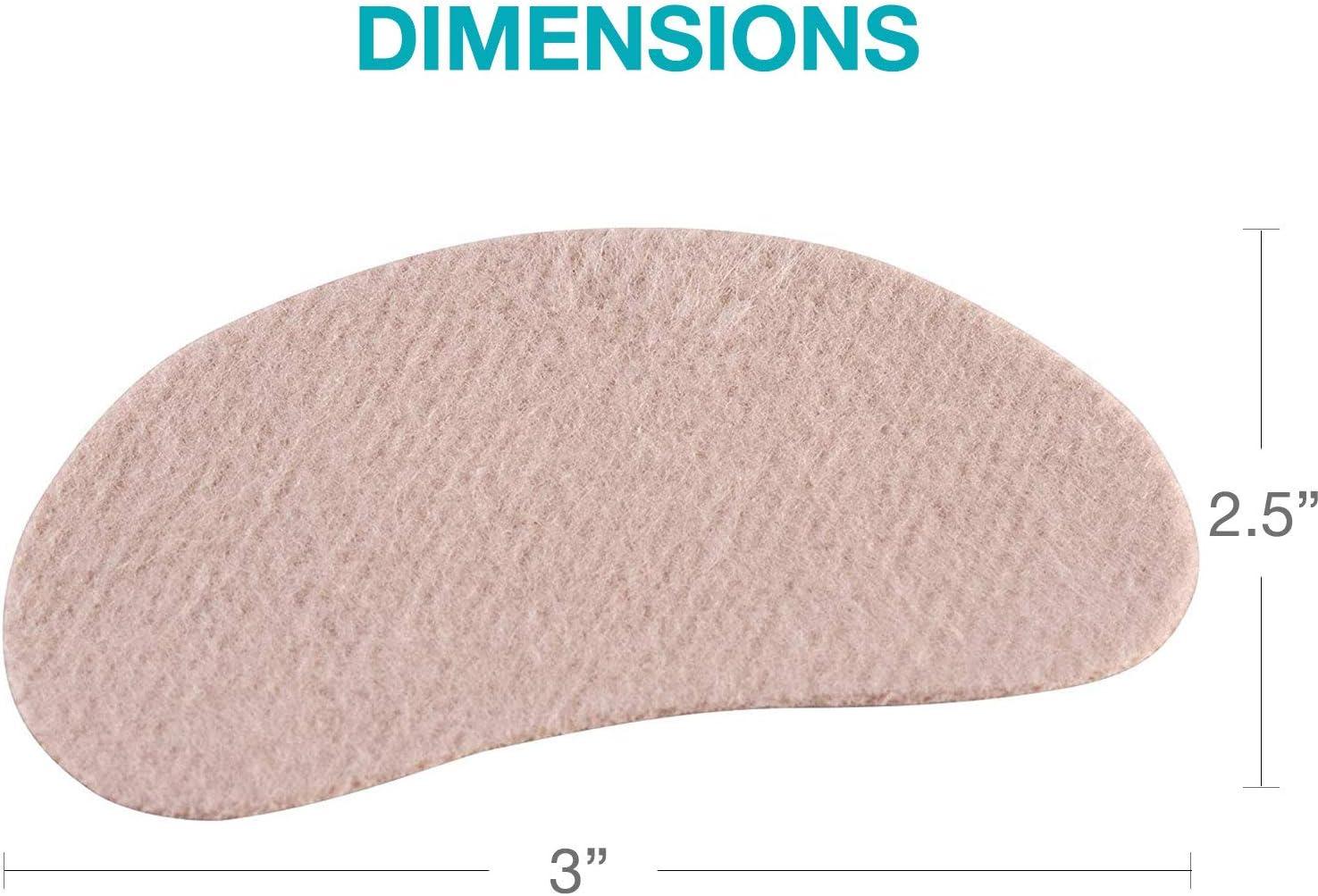 Steins Moleskin Ball Of Foot Pads Kidney Shaped Metatarsal Cushion