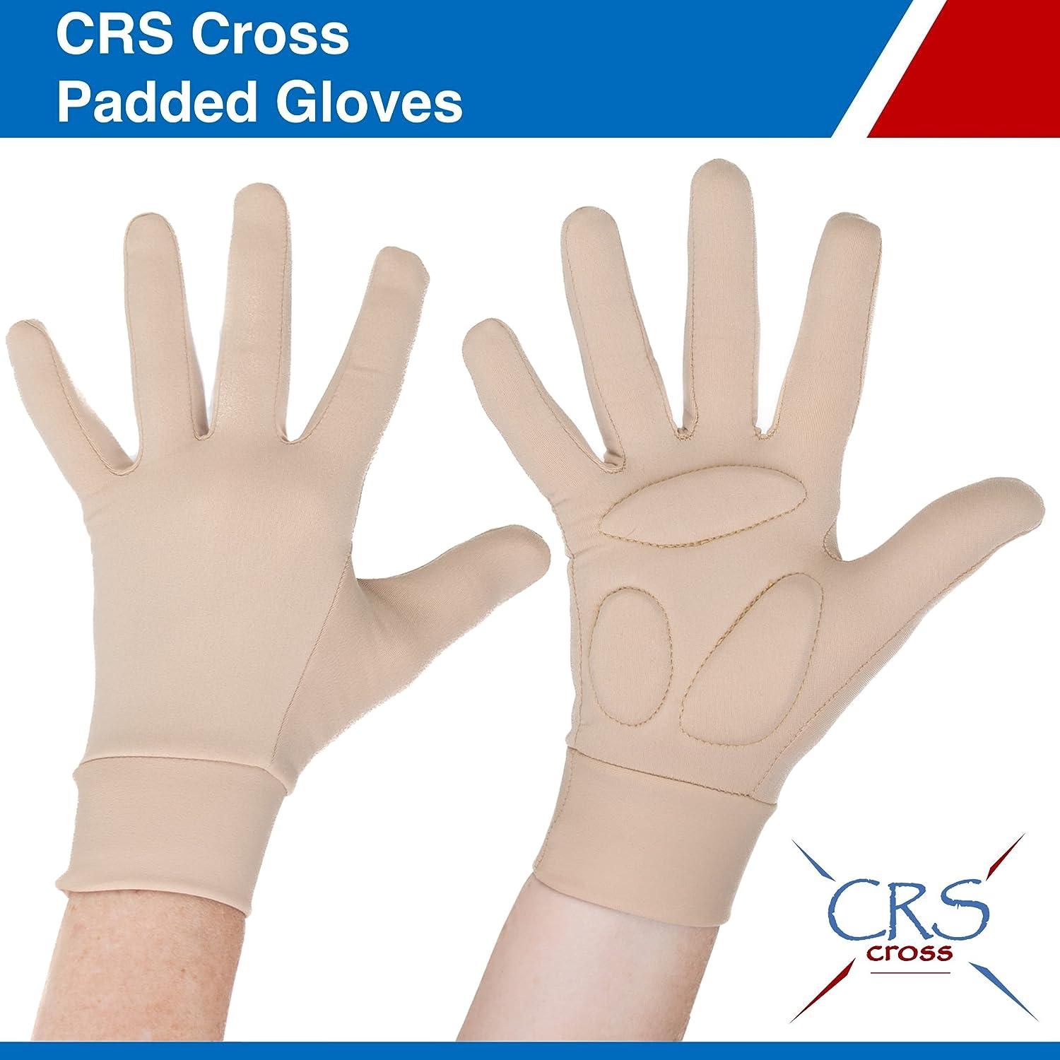 CRS Cross Padded Skating Gloves Warm Padded Protection for Ice