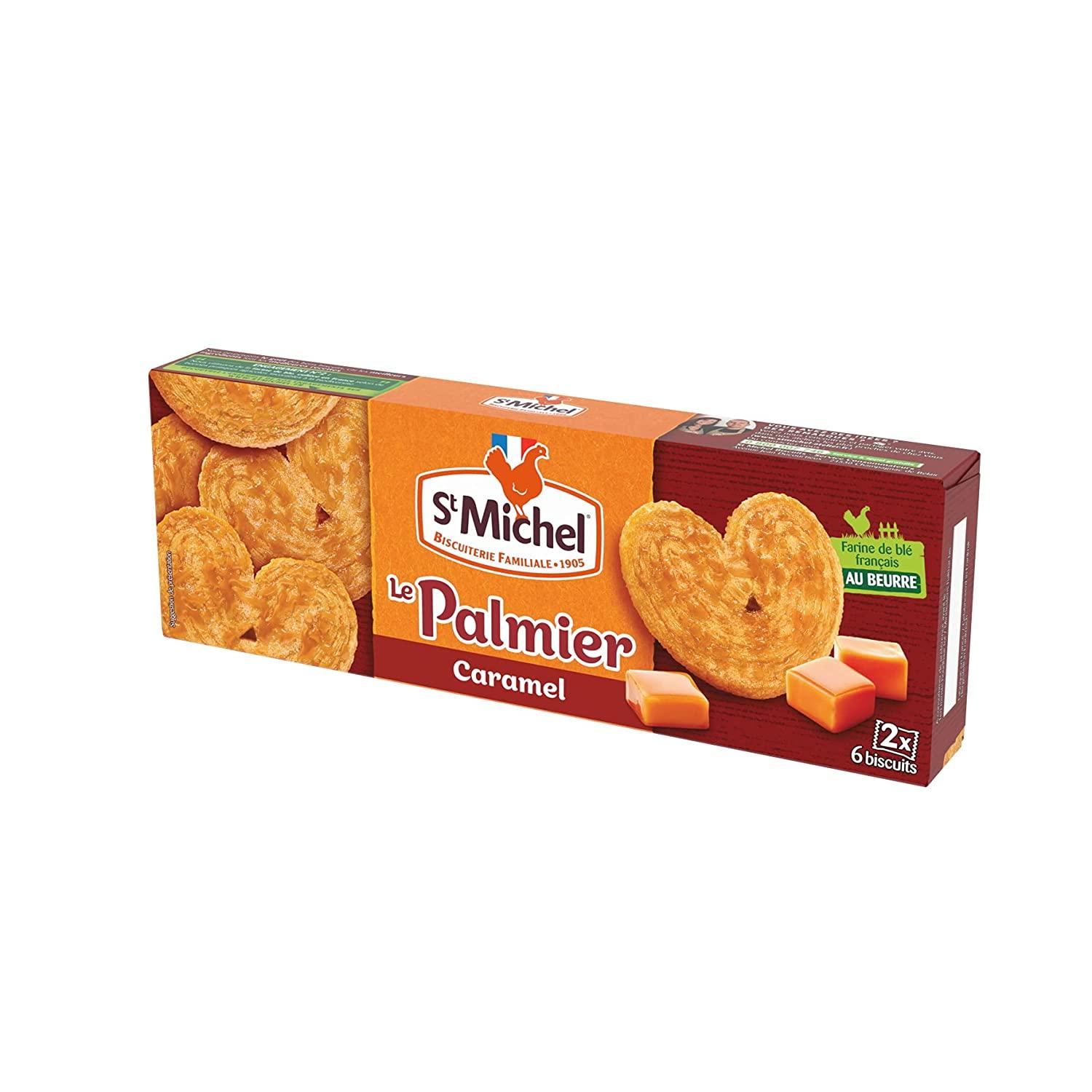 Biscotti St Michel Palmiers Con Gocce Di Cioccolato, Confezione Da 3.52 Oz (100g) - Senza Olio Di Palma, Coloranti O Conservanti