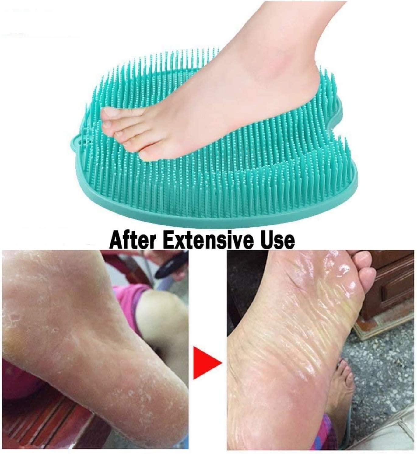 Extra Large Shower Foot Cleaner Scrubber Massager with NonSlip Suction