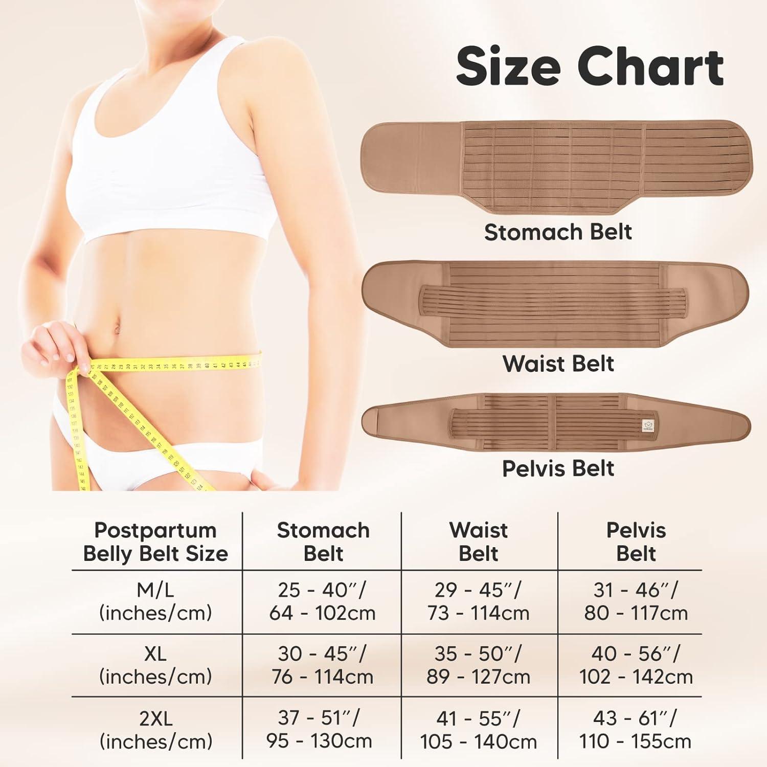3 in 1 Postpartum Belly Support Recovery Wrap - Postpartum Belly Band,  After Birth Brace, Slimming Girdles, Body Shaper Waist Shapewear, Post  Surgery