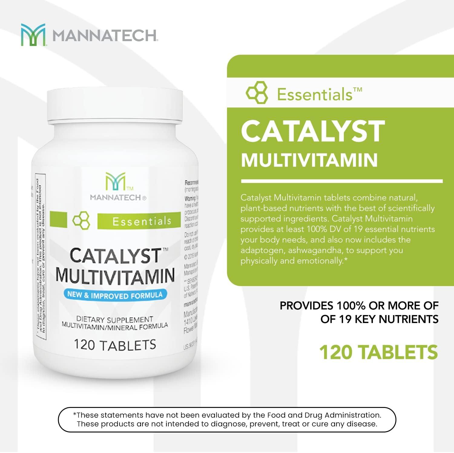 Mannatech Catalyst Multivitamin 120 Tablets with Ashwagandha