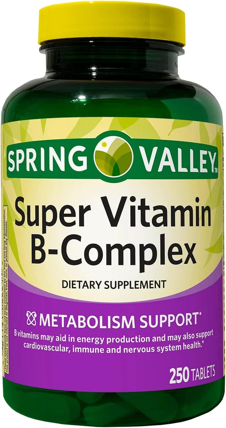 Super Vitamin Tablets. Includes Luall Sticker + Spring Valley
