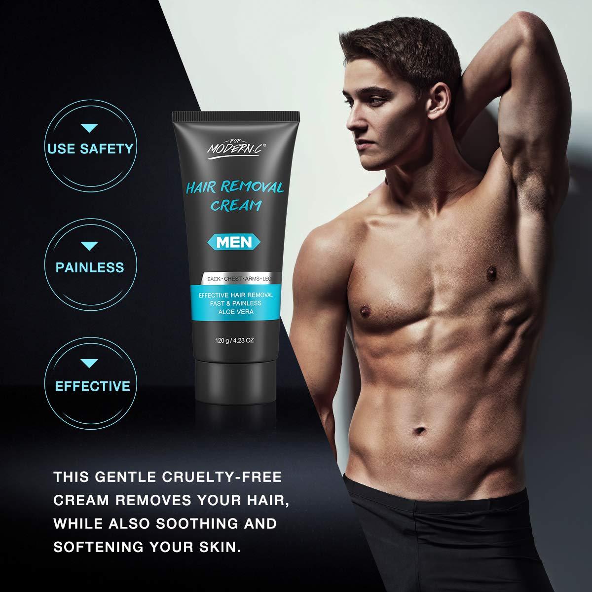 Men Hair Removal Cream Natural Painless Hair Remove Skin friendly Fast And  Effective Hair Remover Aloe Vera Depilatory Cream For Men back shoulder  chest abdomen arms armpits and legs gifts Menhair