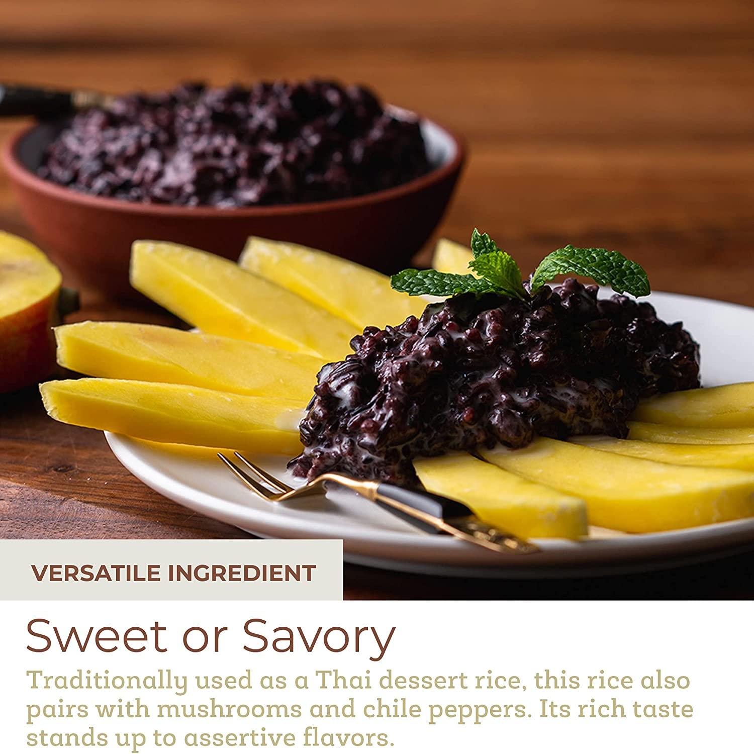 Fresh & Wild Purple Sticky Rice Jasmine Rice Variation from