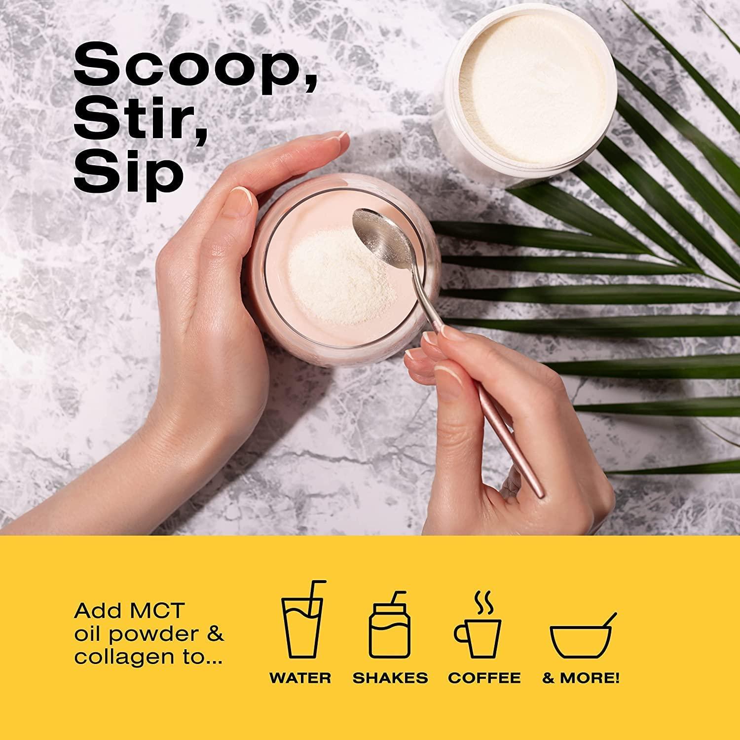 Bean Envy Vanilla MCT Oil Powder with Collagen and Acacia Keto