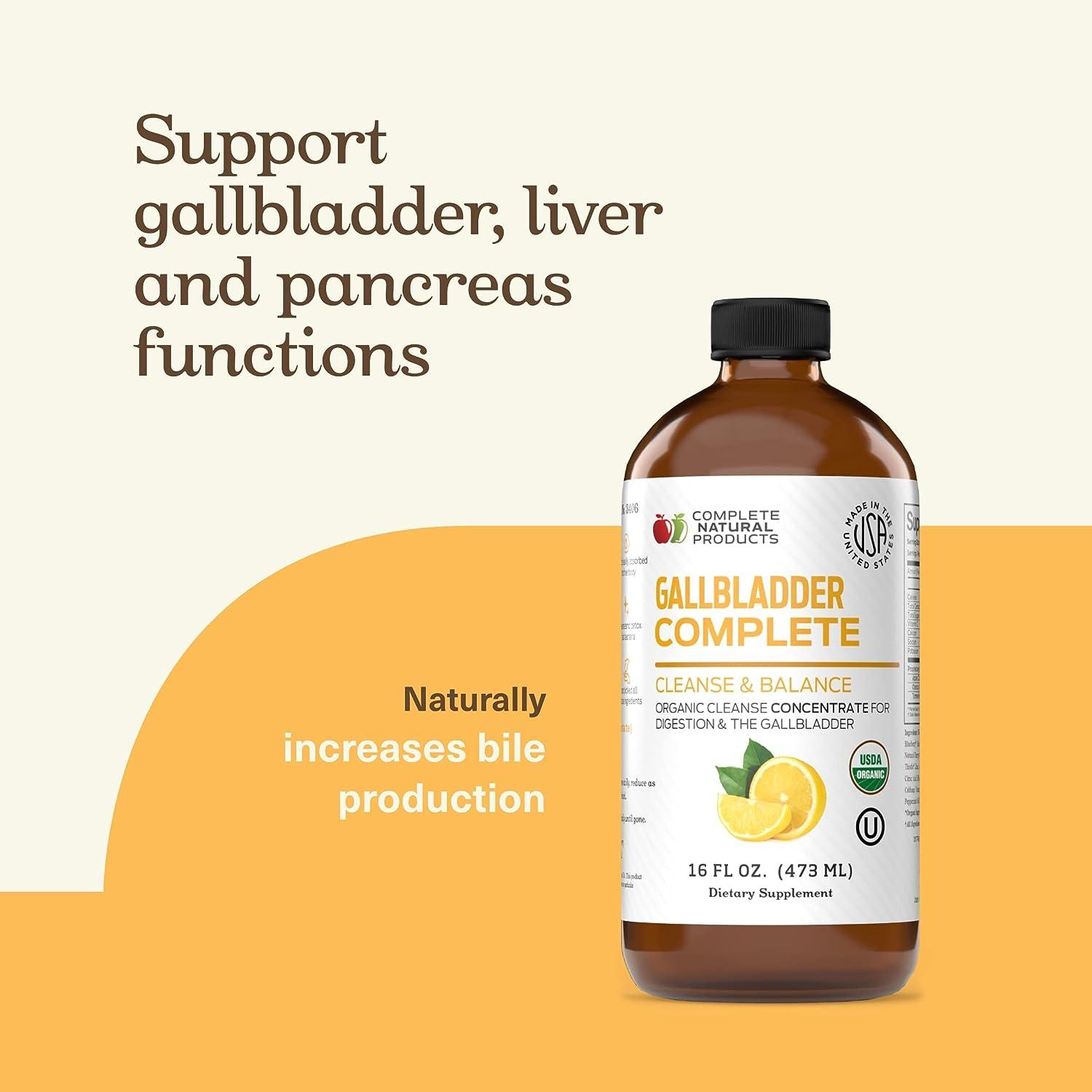 Complete Natural Gallbladder Complete Liquid Supplement for
