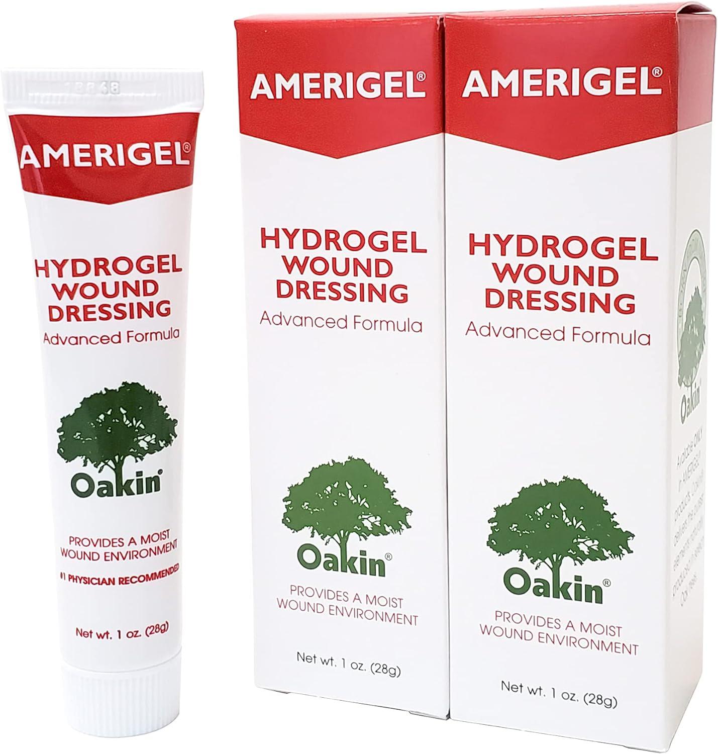 AMERIGEL Hydrogel Wound Dressing (1 oz.) Two Pack MoistureRich
