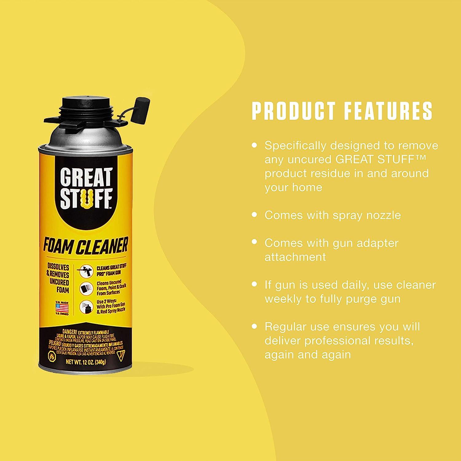 Great Stuff PRO Dispensing Gun Cleaner, 12oz