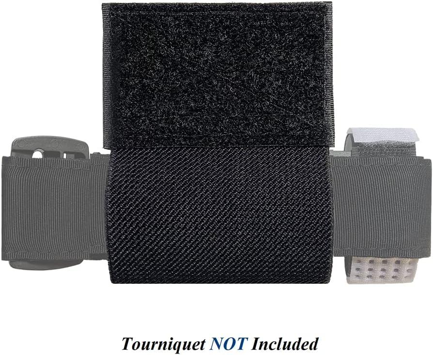 Dotacty Elastic Tourniquet Holder Black TQ Holster for Tactical Vest