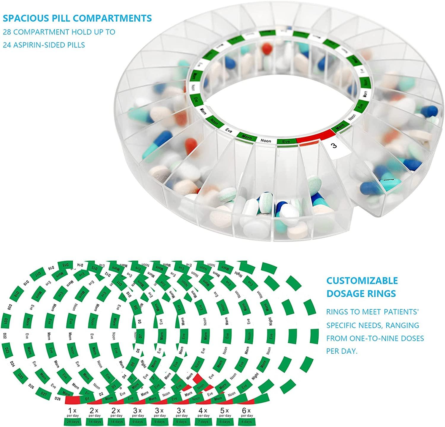 Pointells Automated Pill Dispenser 28Day Electronic Medication
