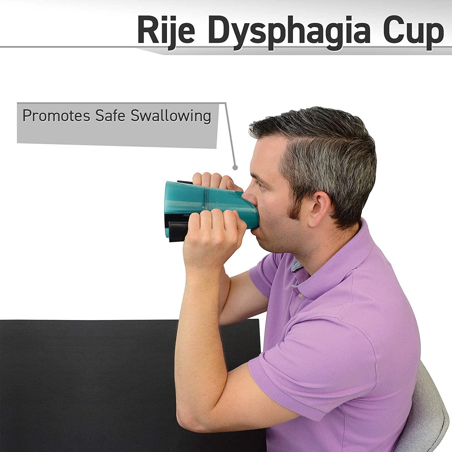 Sammons Preston 39949 Rije Dysphagia Cup, Extra Large Glass for