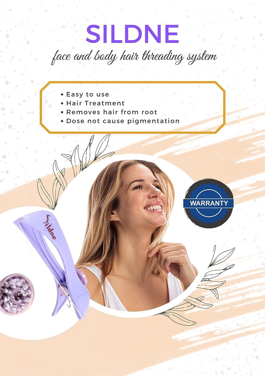  Slique Eyebrow Face and Body Hair Threading and Removal  System. Amazing at home quick and painless hair removal system using the  ancient technique of Threading to remove ALL unwanted facial