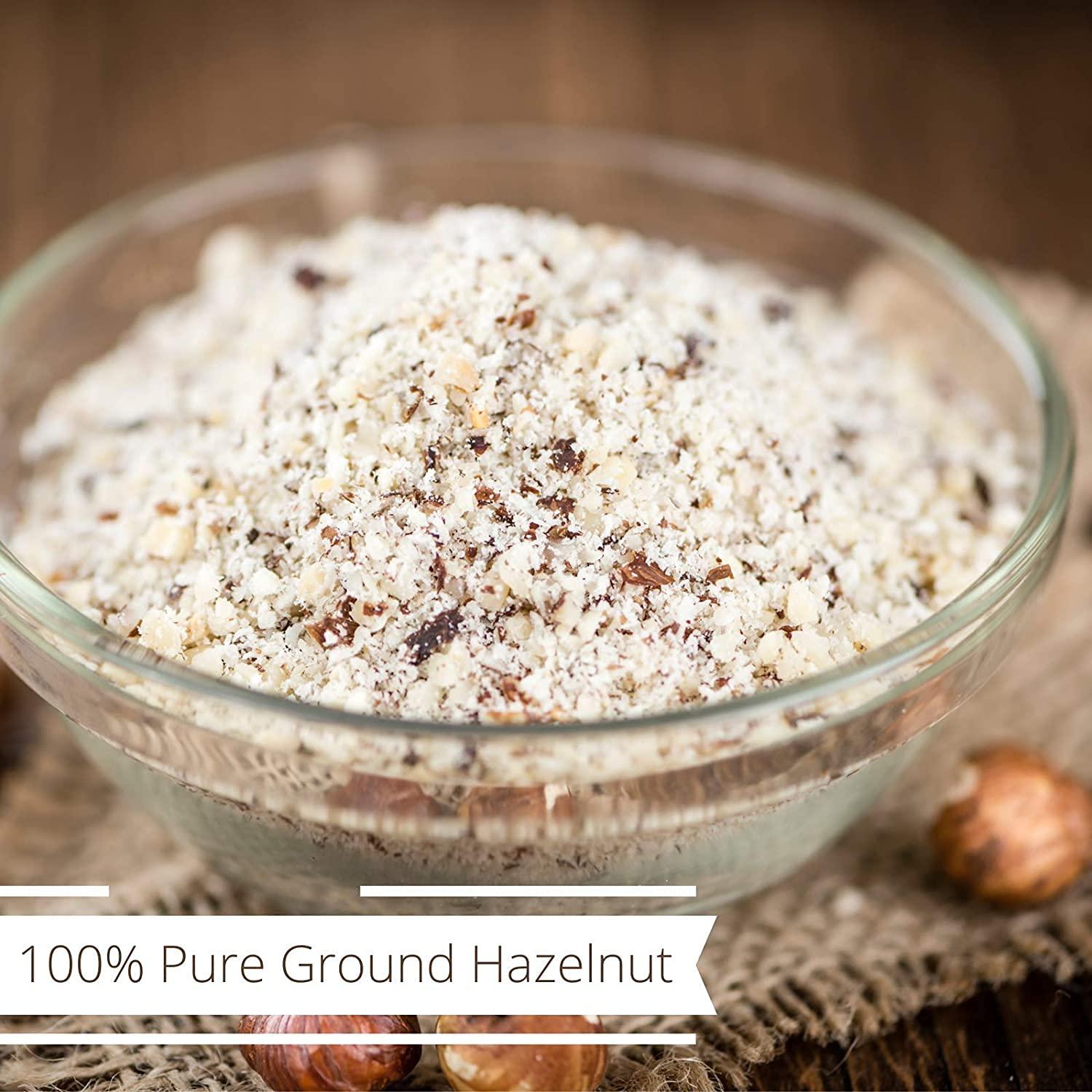 Gourmet Ground Hazelnuts by Its Delish 1 LB Bulk Bag Natural Pure