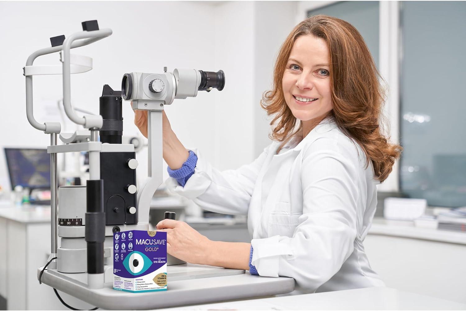 MacuSAVE Gold+ Supplement with MesoZeaxanthin/Lutein, Zeaxanthin