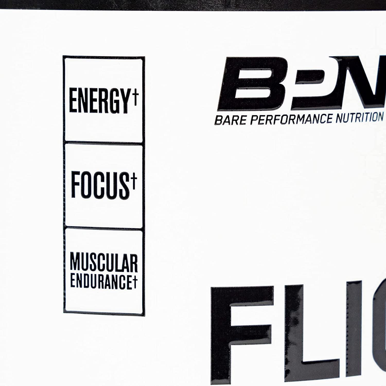 Bare Performance Nutrition, Flight Pre Workout, Energy, Focus