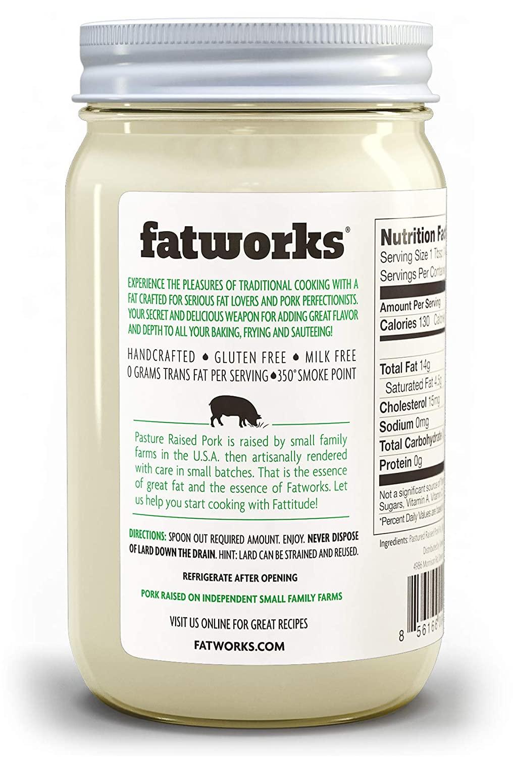 Fatworks Premium Pasture Raised Lard. The Original NonHydrogenated