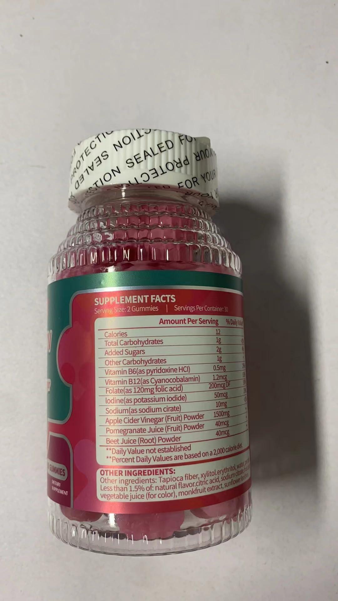 Magnesium Glycinate Gummies 400mg with LThreonate 200mg Sugar Free